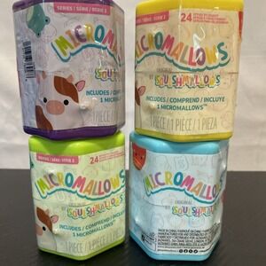 Squishmallows: Micromallows Series 2 -‎ Lot of Four (4)